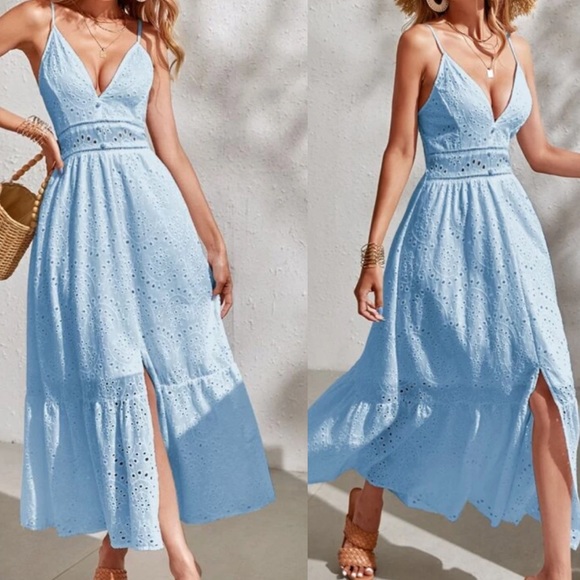 Boho lace insert cami maxi dress - Picture 12 of 12